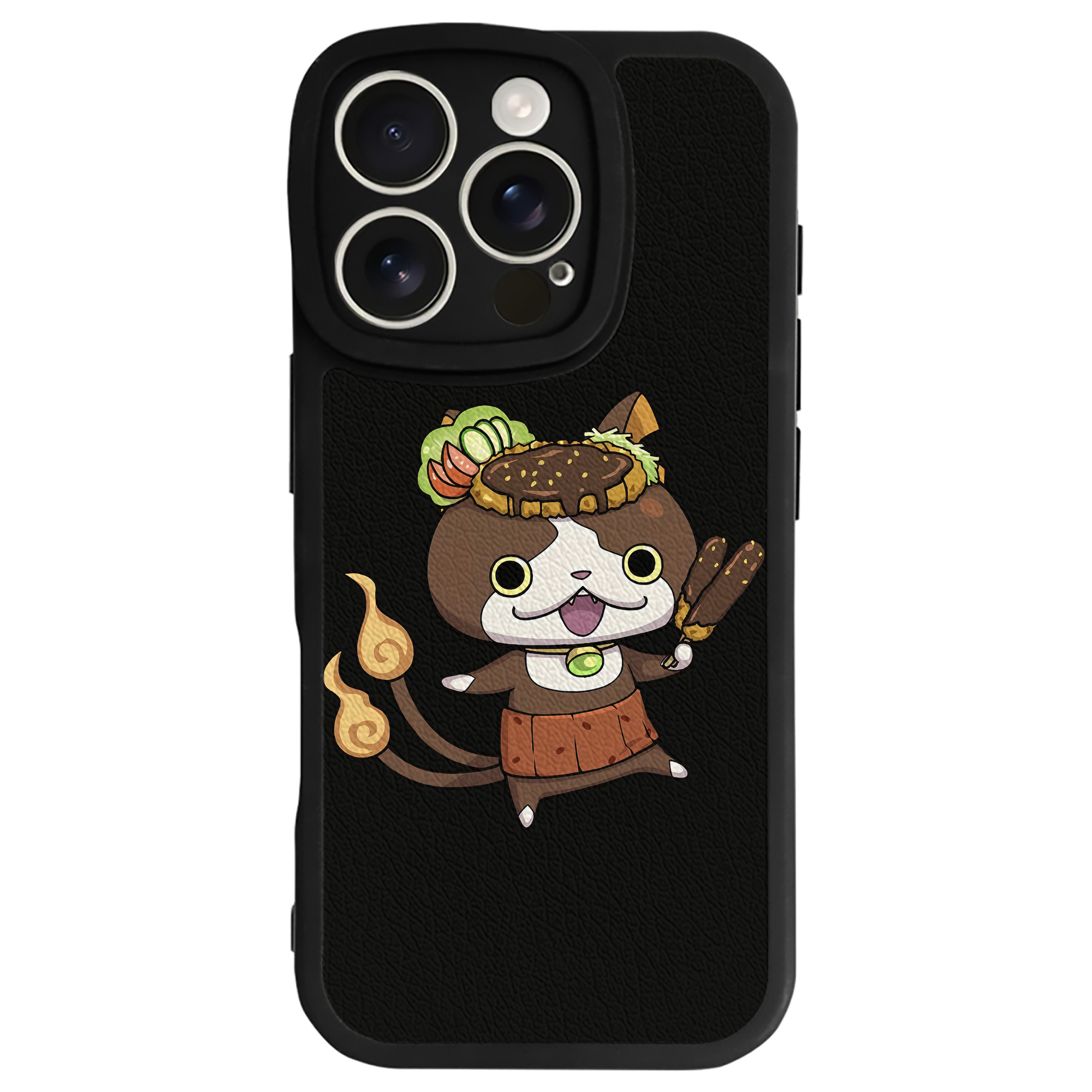 （画像用） 妖怪ウォッチ Yo-kai Watch 【iPhone 16シリーズ対応】シリコンスマホケース（レザー調） 材質：シリコン